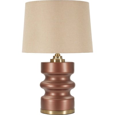 Lampe à poser pied ondulé en verre GLAM RECOLLECTION