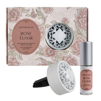 Diffuseur de parfum pour voiture parfumées - Rose Élixir MATHILDE M