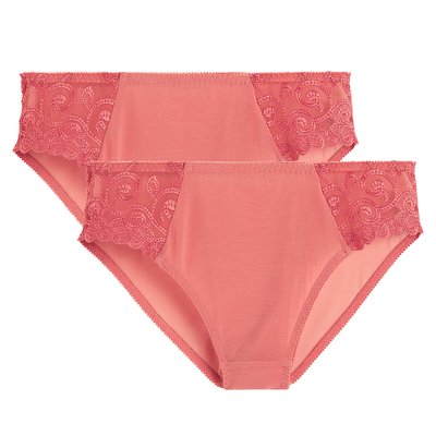 Комплект из 2 трусов-слипов MINIFIQUE LA REDOUTE COLLECTIONS