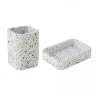 Set salle de bain terrazzo 2 pièces porte-savon TERRAZZO GUY LEVASSEUR