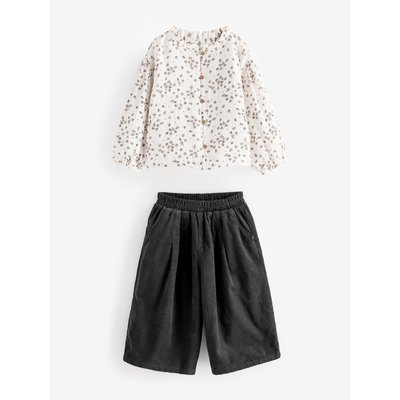 Chemisier et pantalon ensemble à coordonner NEXT