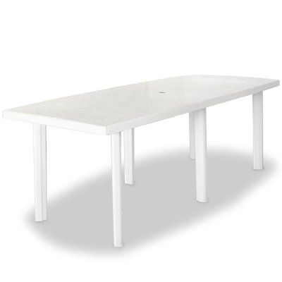 Table de jardin rectangulaire en pvc HOME MAISON