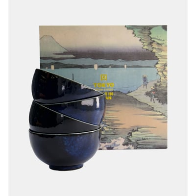 Coffret de 4 bols à nouilles en porcelaine TOKYO DESIGN STUDIO
