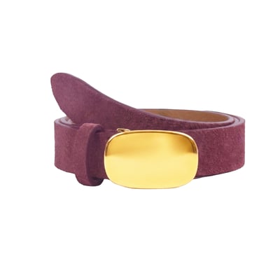 Ceinture Gaïa cuir daim JULES & JENN