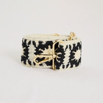 Sangle de sac en crochet bicolore GRAIN DE MALICE