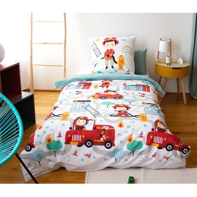 Parure de lit enfant + taie en coton, Fuego C DESIGN HOME TEXTILE