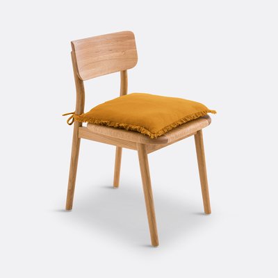 Galette de chaise coton natté, Panama LA REDOUTE INTERIEURS