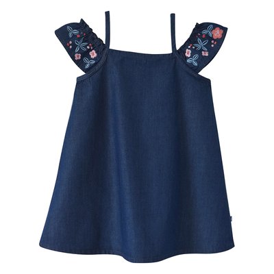 Robe jean a bretelle enaelle SUCRE D'ORGE