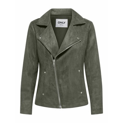 Blouson court zippé en simili ONLY