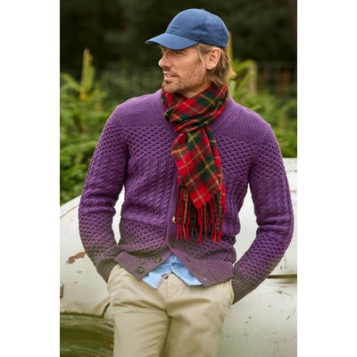 Cardigan en Maille Torsadée Mixte JOE BROWNS