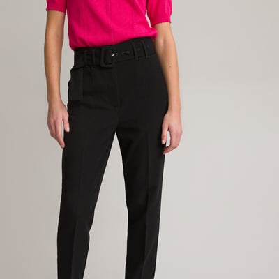 Belted Cigarette Trousers LA REDOUTE COLLECTIONS