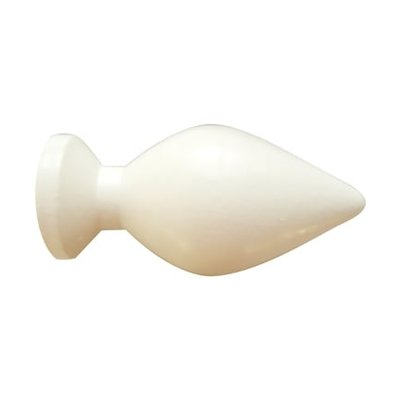 Embout D-extrémité Bi-cône Bois Blanc Laqué D35 Mm MOBOIS