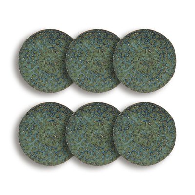 Lot de 6 assiettes plates en porcelaine 27cm, VENUS OGO LIVING