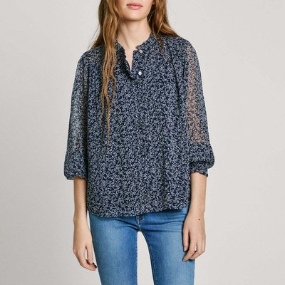 Blouse À Imprimé Floral En Tissu Fluide PEPE JEANS