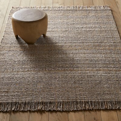 Khitib Fringed Hand Woven Wool Blend Rug AM.PM