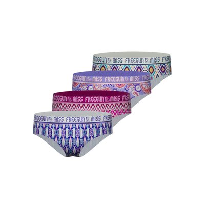 Lot de 4 Culottes microfibre FREEGUN