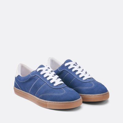 Baskets rétro en cuir suédé LA REDOUTE COLLECTIONS