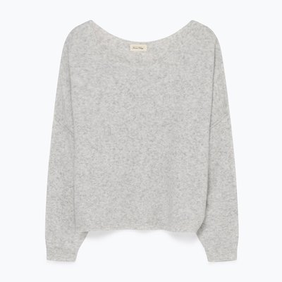 Pull col bateau en grosse maille DAMSVILLE AMERICAN VINTAGE