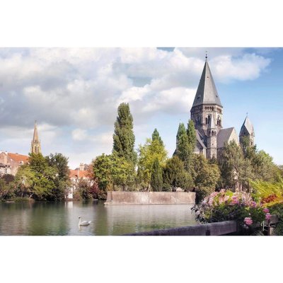 Tableau Mural Temple Protestant De Metz ARCHITECTURE CEANOTHE