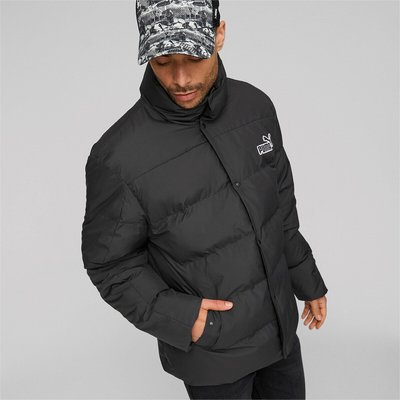 Doudoune sans capuche avec logo PUMA