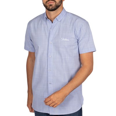 Chemise manches courtes carreaux DENIM SHILTON