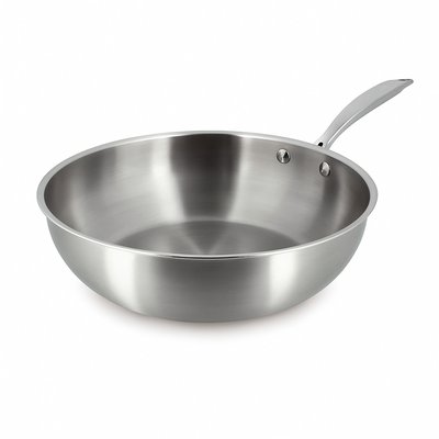 Wok 28cm en acier inoxydable, TRIPLY MENASTYL