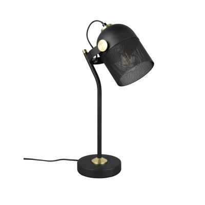 Lampe à poser E27 noir Mixa TRIO