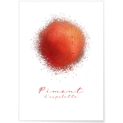 Affiche Piment d'Espelette L'AFFICHERIE