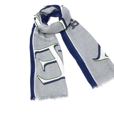 Foulard en viscose motif lettres Draeger DRAEGER PARIS