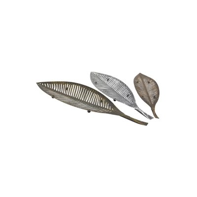 Corbeilles Feuilles en métal laqué (Lot de 3) AUBRY GASPARD
