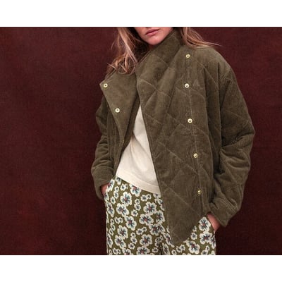 Veste matelassée en velours, KAPURO APACHES COLLECTIONS