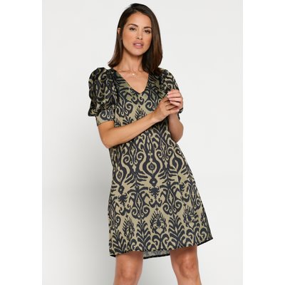 Robe en satin à imprimé LOLALIZA