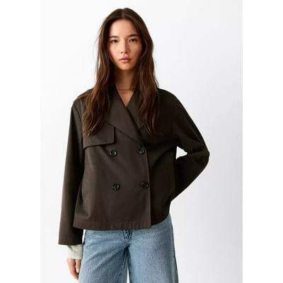 Trench croisé à revers MANGO TEEN