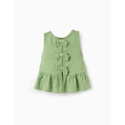 Top en Coton et Lin avec Volants et Nœuds ZIPPY