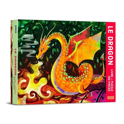 Le Dragon - Livre et puzzle 100 pcs SASSI JUNIOR