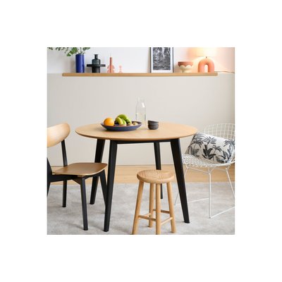 Table à manger ronde en bois D105 - LETA HELLIN, DEPUIS 1862