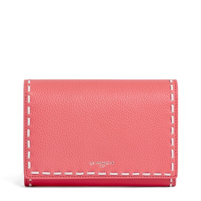 Portefeuille Emilie en cuir grainé et lisse LE TANNEUR
