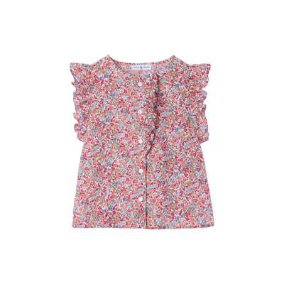 Blouse manches volantées ENVIE DE FRAISE