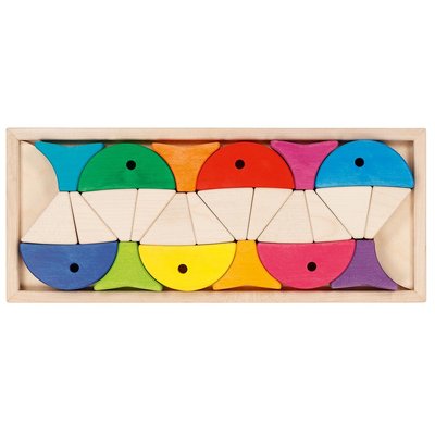 Jeu de construction poissons colorés GOKI