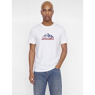 Camiseta de manga corta y cuello redondo, ROCHE JACK & JONES