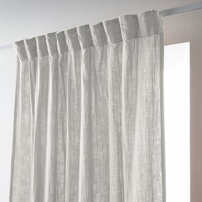 Rideau galon fronceur en 100% Gaze de Coton Terra EDEN