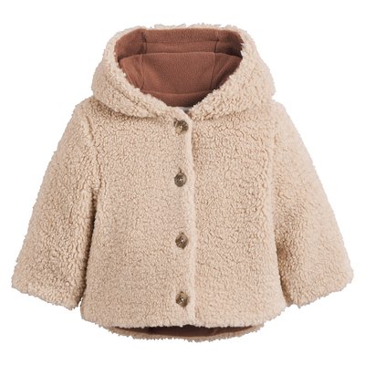 Casaco quente com capuz em sherpa, forro em polar LA REDOUTE COLLECTIONS
