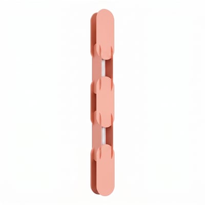 Applique murale Acier Pêche LED 1 Chain EDEN