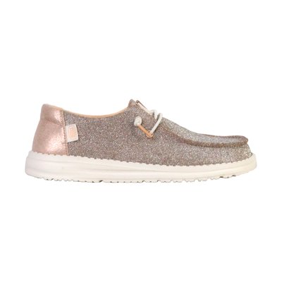 Mocassin à Lacets Wendy Metallic Sparkle HEY