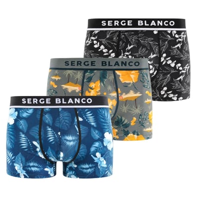 Lot De 3 Boxers Microfibre SERGE BLANCO