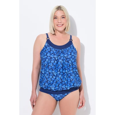 Tankini à bonnets souples. Motif poissons. ULLA POPKEN
