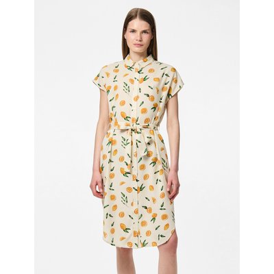 Robe chemise imprimée animalier PIECES