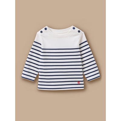 T-shirt marinière boutonné CYRILLUS