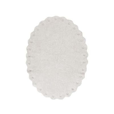 Tapis ovale en coton Pomme de pin COTTON WOODS LORENA CANALS