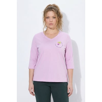 T-shirt en coton bio, motif radis ULLA POPKEN